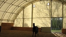 Tensioned membrane buildings are ideally suited to the construction of an indoor manège 